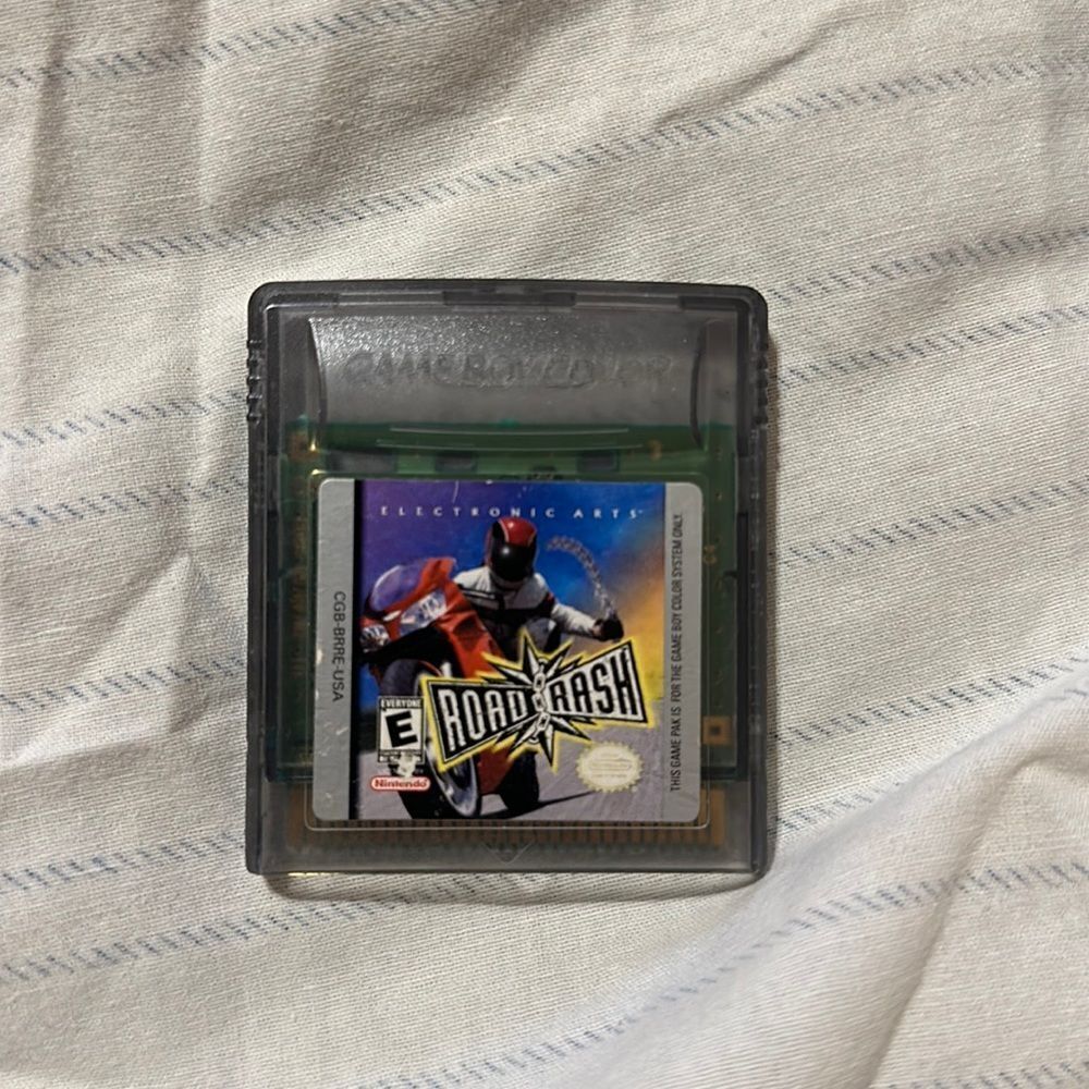 Nintendo GameBoy Color Road Rash Game